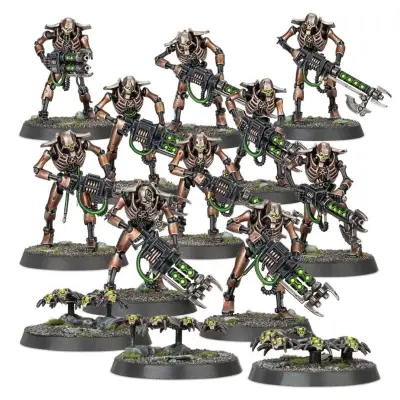 Necron warriors, necrons, warhammer 40k, games workshop, model 49-06